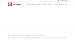 Desktop Screenshot of diecoinc.com