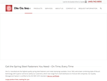 Tablet Screenshot of diecoinc.com